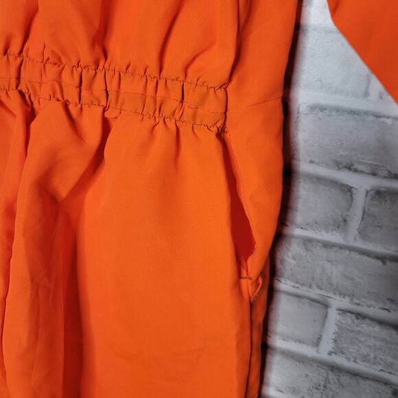 Vintage Neon Orange Coveralls by American Field Sportswear, size Large - Picture 5 of 8